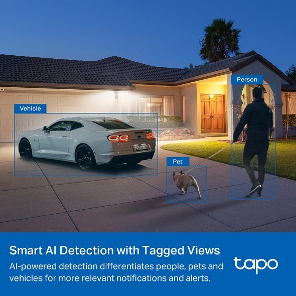 TP-Link Wi-Fi Camera Tapo C720 Smart Floodlight Camera