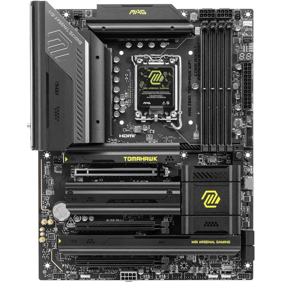 MSI MAG Z890 Tomahawk WiFi Gaming Motherboard Intel LGA1851 DDR5