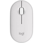 Logitech PEBBLE MOUSE 2 M350S Slim Compact Bluetooth Mouse | Tonal White