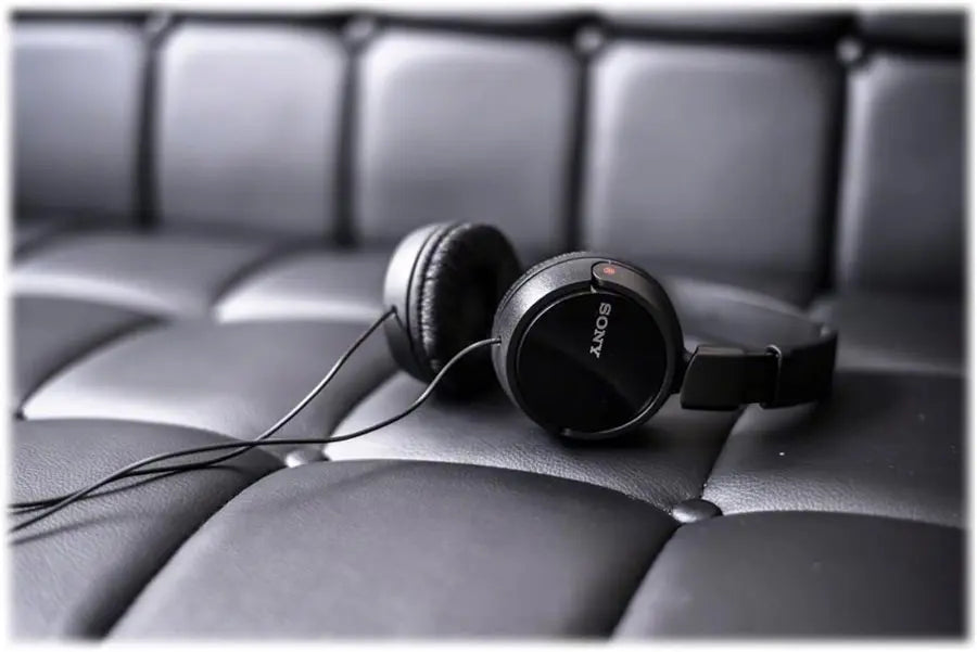 Sony MDR ZX110AP Wired On Ear Headphones Black