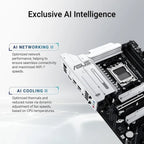 ASUS PRIME X870-P WIFI-CSM ATX Motherboard, Socket AM5, AMD X870 Chipset, DDR5 Up To 256GB 8000+MT/s(OC), Wi-Fi 7, PCIe 5.0, USB4 40Gbps Type-C