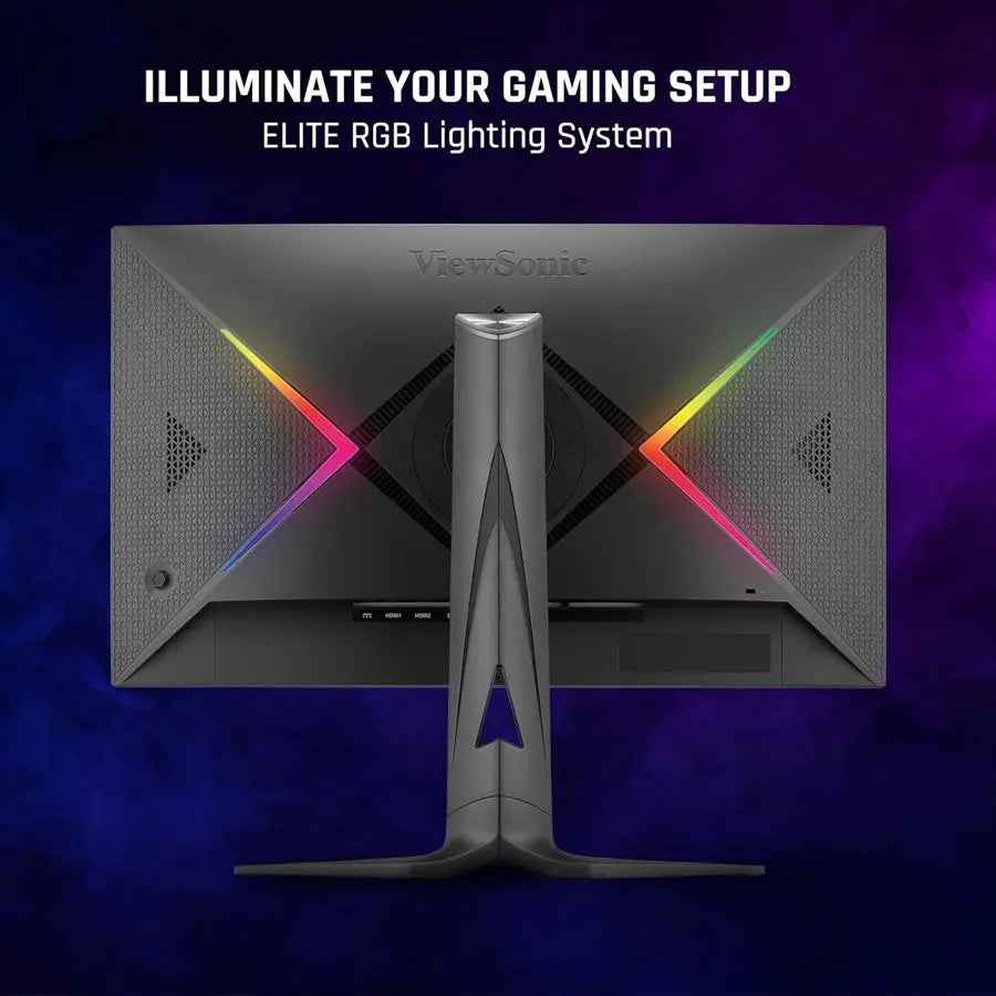 ViewSonic XG2736-2K 27 Inch 1440p IPS Gaming Monitor, 240Hz, 0.5ms, FreeSync Premium, NVIDIA G-Sync Compatible, RGB Lighting, 65W USB-C