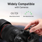 Maono Wave T5 Wireless Lavalier Microphone, AI Noise Cancellation, 2 Microphones, Camera, USB Type-C And Lightning, WM650 PA3