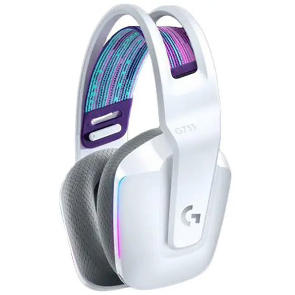 Logitech G733 LIGHTSPEED Wireless RGB Gaming Headset  981-000883 White