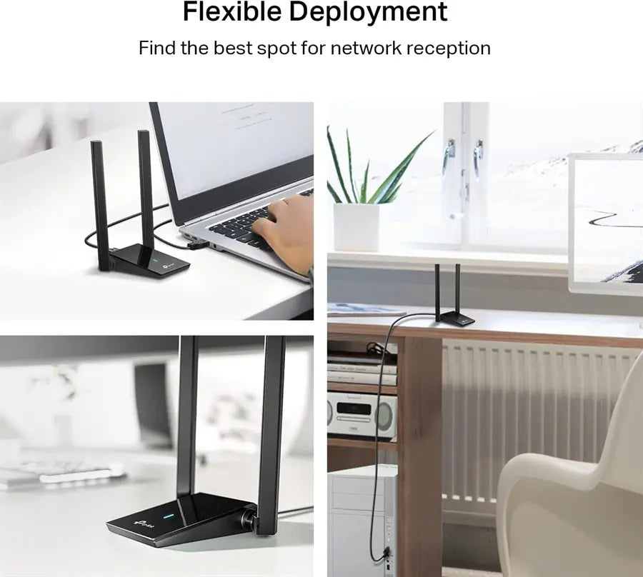 TP-Link Archer TX20U Plus AX1800 Dual Antennas High Gain Wireless USB Adapter