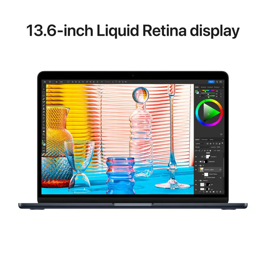 Apple MacBook Air 13' | Apple M2 8-Core Chip - 16GB Memory - 256GB SSD - 8-Core GPU - 13.6' Retina Display - Midnight MC7X4