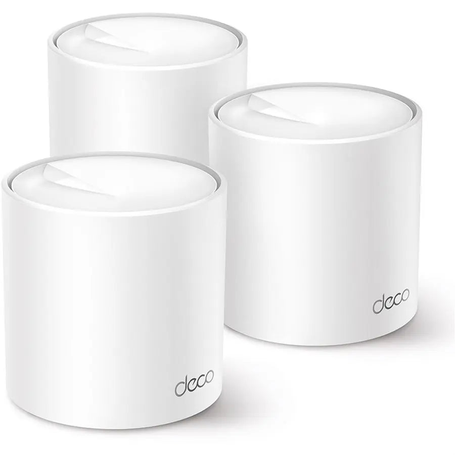 TP-Link Deco X50 Whole Home Mesh WiFi 6 System, AX3000 Dual Band, Up To 3.0Gbps, 3x Gigabit Ports, Up To 6500ft2, 3-Pack