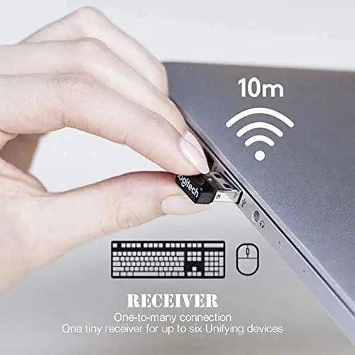 Logitech USB Unifying Receiver for Unifying Mouse or Keyboard | 993-000596