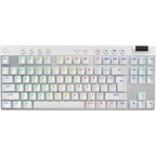 Logitech PRO X TKL LIGHTSPEED Gaming Keyboard | White US International Tactile 920-012148 | LIGHTSPEED Wireless | LIGHTSYNC RGB Lighting | 1ms Report Rate | Programmable Keys