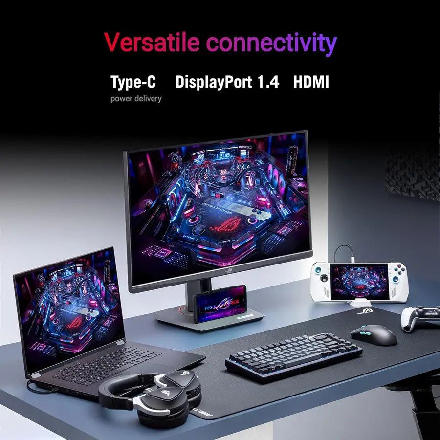 ASUS ROG Strix XG259CS Gaming Monitor 24.5 Inch 1080P, HDR, 180Hz, 1ms, Fast IPS, ELMB Sync, USB-C, G-SYNC Compatible