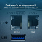 Synology DiskStation DS225+ 2-Bay NAS, Diskless