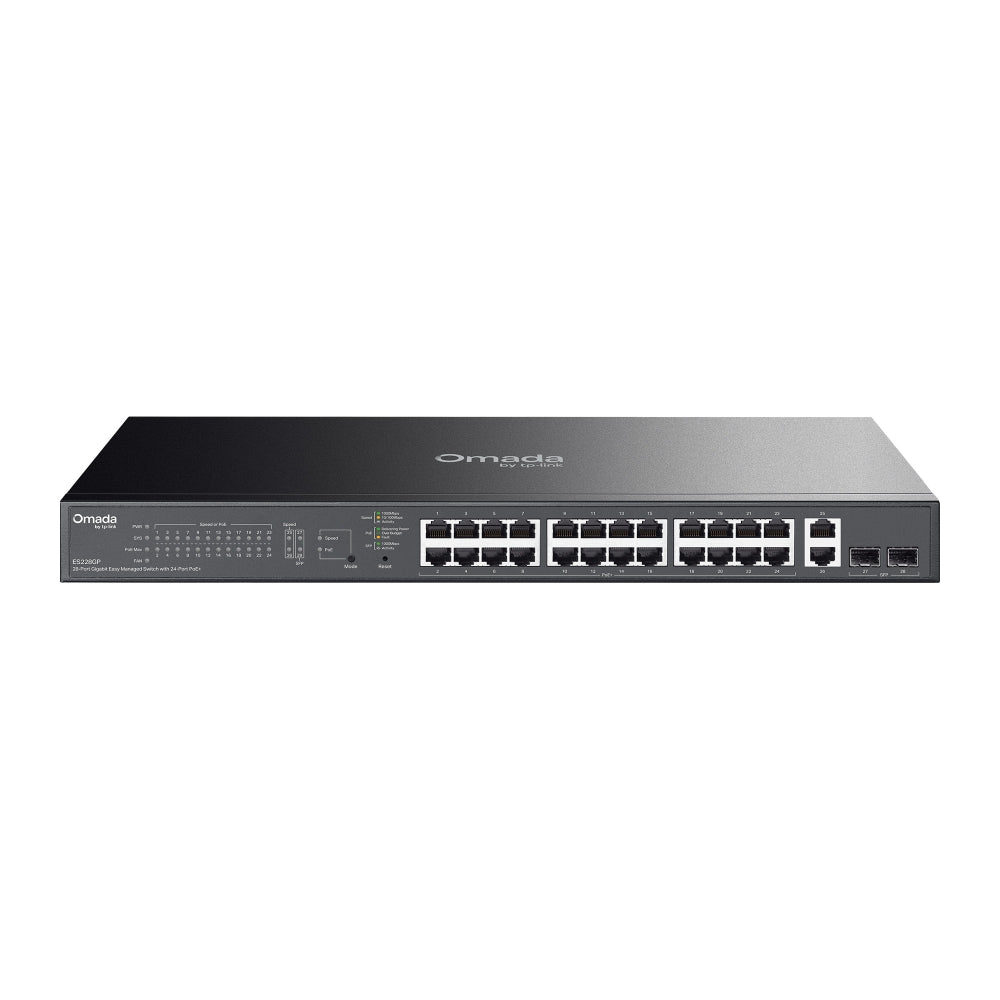 ES228GP Omada 28-Port Gigabit Easy Managed Switch with 24-Port PoE+