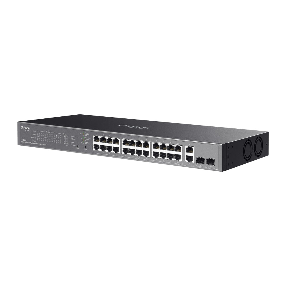 ES228GP Omada 28-Port Gigabit Easy Managed Switch with 24-Port PoE+
