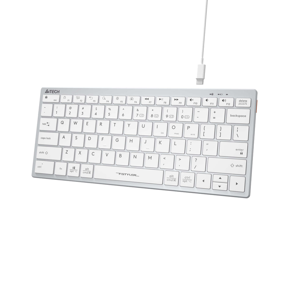 A4TECH FBX51C Keyboard White color_white