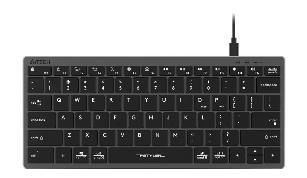 A4Tech FX51 Black Scissor Switch Keyboard - view 5