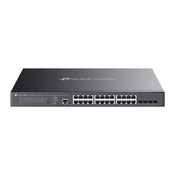 SG3428XMPP Omada 24-Port Gigabit and 4-Port 10GE SFP+ L2+ Managed Switch with 16-Port PoE+ & 8-Port PoE++