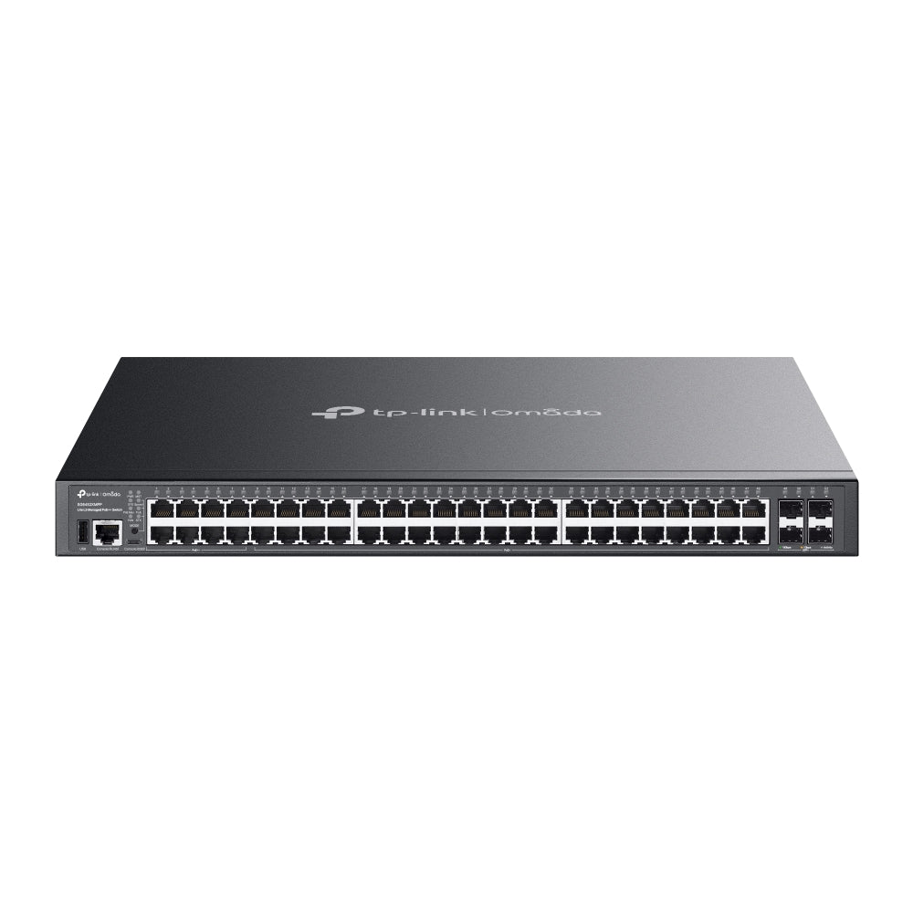 SG5452XMPP Omada 48-Port Gigabit Stackable Lite L3 Managed PoE++ Switch with 4× 10G Slots