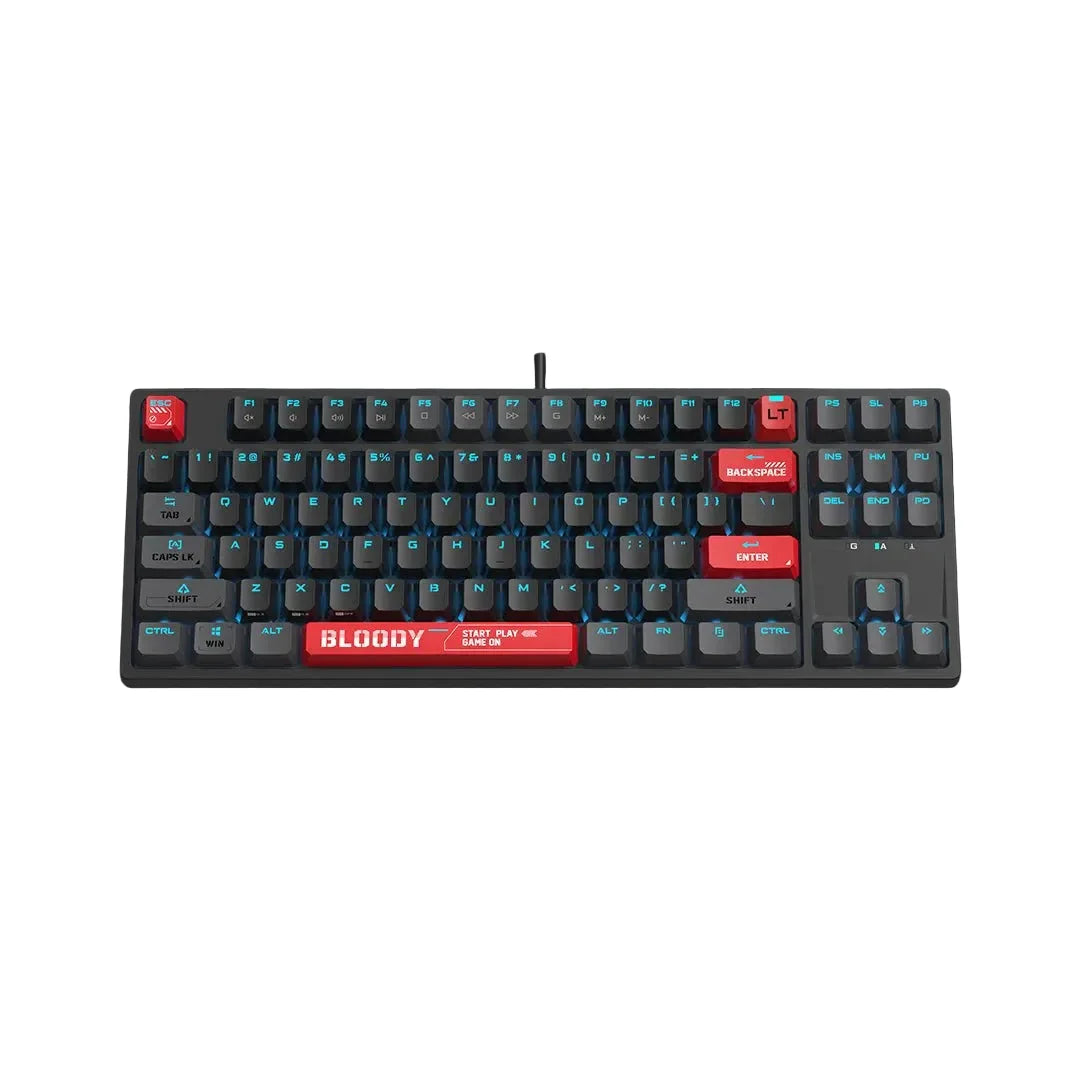 Bloody AT87 Alpha Optical Switch Mechanical Keyboard USB Bloody Red,US Layout - view 4