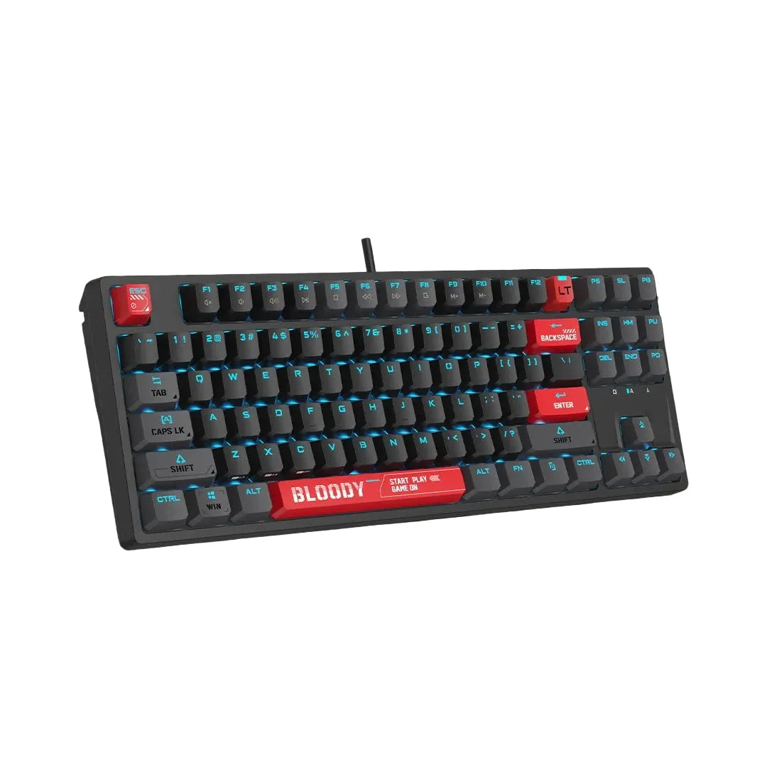 Bloody AT87 Alpha Optical Switch Mechanical Keyboard USB Bloody Red,US Layout - view 5