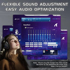 Attack Shark L90 Gaming Headset, Tri-Mode Bluetooth 5.3, 2.4GHz, 3.5mm, 7.1 Surround Sound, RGB Lighting, Black