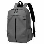 Amaze Workie Synthetic Fiber Laptop Backpack, Water-Resistant Fits Up To 15.6', Grey A940