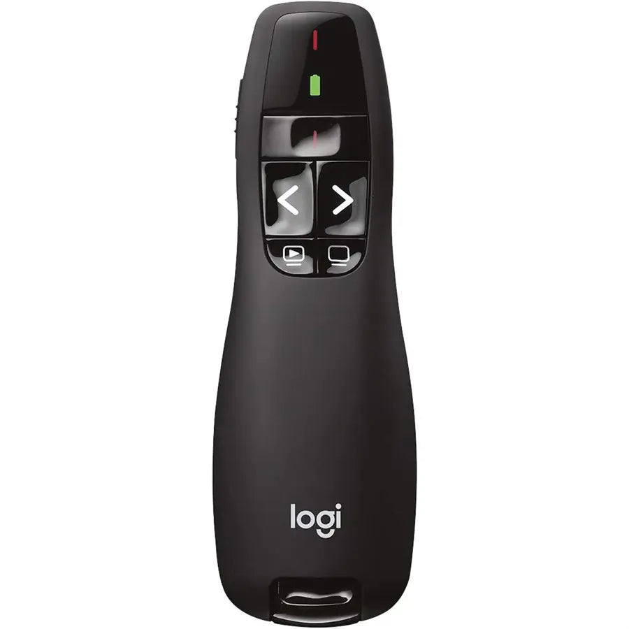 Logitech R400 Wireless Laser Presentation Remote, 50ft, USB