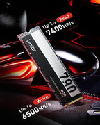 Lexar NM790 1TB M.2 2280 PCIe Gen 4×4 NVMe SSD | Compatible with PlayStation 5 | 7400MB/s
