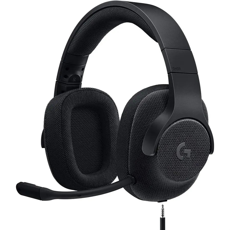 Logitech G433 7.1 Wired Surround Gaming Headset | Black | 981-000668