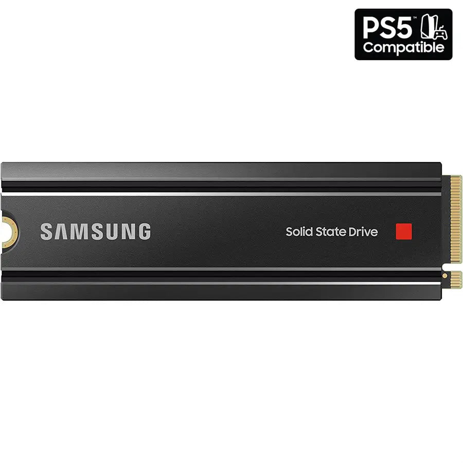 Samsung 980 PRO with Heatsink 2TB PCIe 4.0 NVMe SSD M.2 2280 | PS5 Compatible MZ-V8P2T0CW - up to 7,000 MB/s