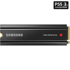Samsung 980 PRO with Heatsink 2TB PCIe 4.0 NVMe SSD M.2 2280 | PS5 Compatible MZ-V8P2T0CW - up to 7,000 MB/s