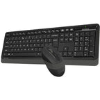 A4Tech Fstyler FG1010S 2.4G Power-Saving Wireless Desktop Set - Grey