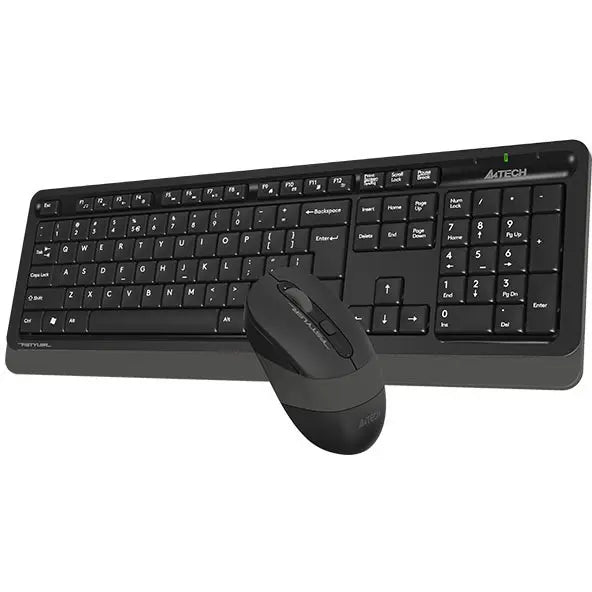 A4Tech Fstyler FG1010S 2.4G Power-Saving Wireless Desktop Set - Grey