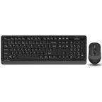 A4Tech Fstyler FG1010S 2.4G Power-Saving Wireless Desktop Set - Grey
