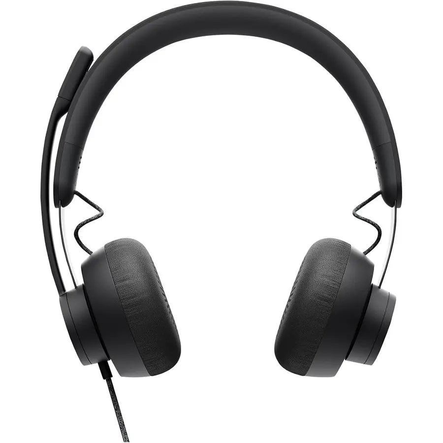 Logitech Zone Wired Headset UC Version 981-001097, USB-A and USB-C, 40mm Drivers, Noise-Canceling Mic, Premium Audio for Calls and Music