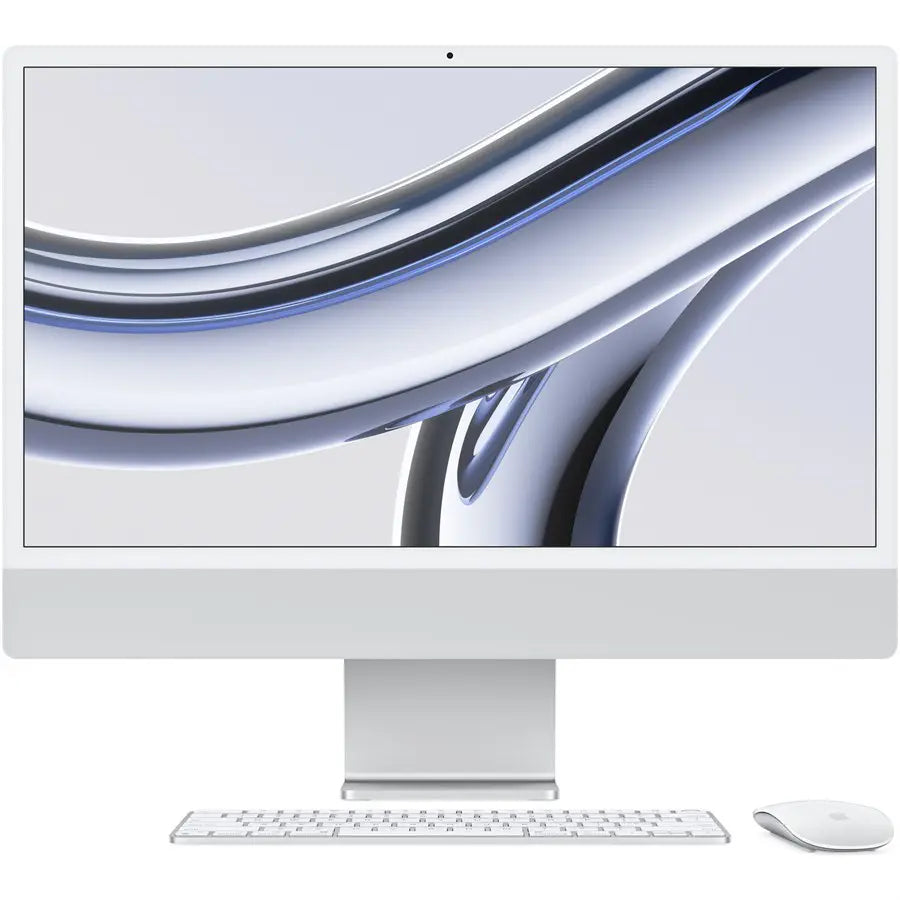 Apple iMac 24, Apple M3 8-Core CPU, 16GB RAM, 512GB SSD, 10-Core GPU, 24 Inch 4480x2520 500 Nits, Silver
