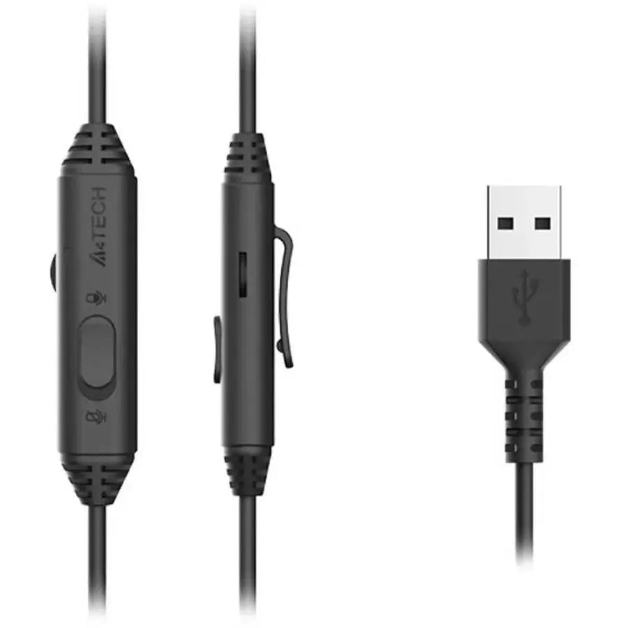 A4Tech FH100U Stereo Headset - Stone Black
