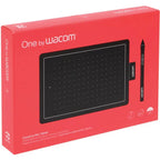 One by Wacom CTL-472/K0-C Small Creative Pen Tablet Black | Red