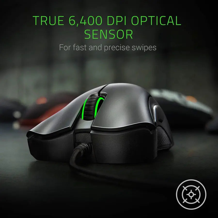 Razer DeathAdder Essential Wired Gaming Mouse - Black | RZ01-03850100