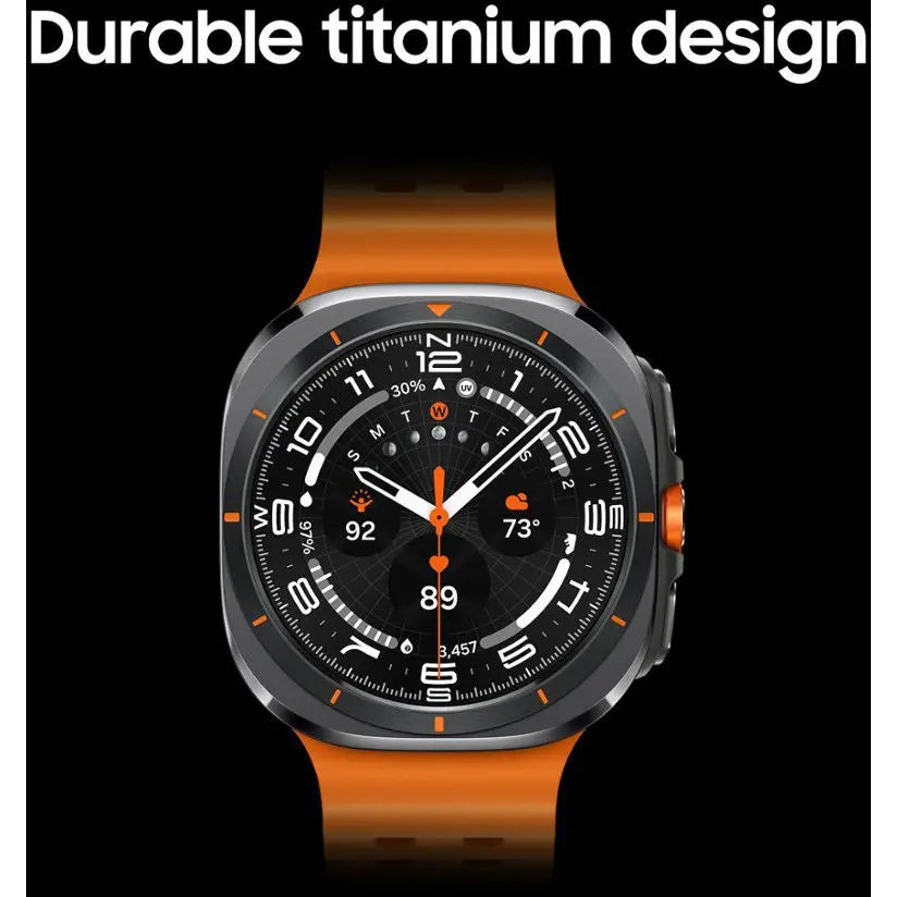 Samsung Galaxy Watch Ultra 47mm LTE AI Smartwatch, Energy Score, Wellness Tips, Heart Rate Tracking, Sleep Monitor, Fitness Tracker, GPS, Titanium White