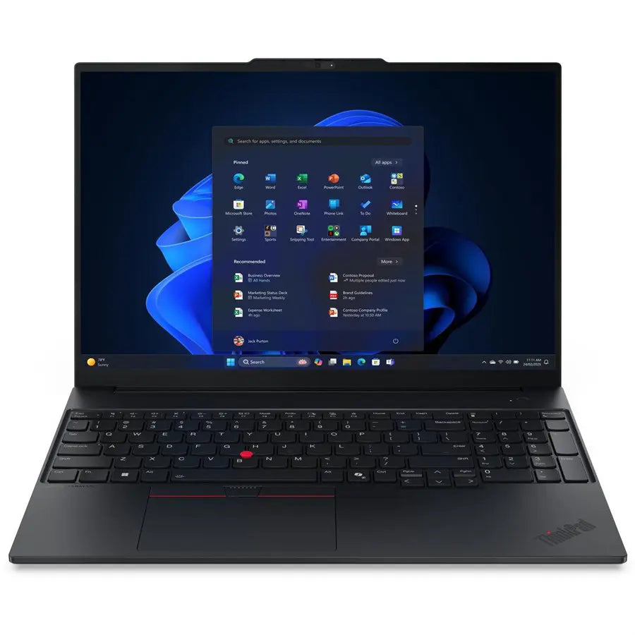 Lenovo ThinkPad E16 Gen 3 Laptop Intel Core Ultra 7 255H 16GB RAM 512GB SSD 16 Inch WUXGA IPS Black 21SR0017GQ (Official Warranty)