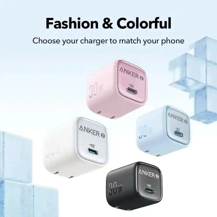 ANKER Zolo Fast Charger 30W PD 3.0 - Black - 1-Port USB-C