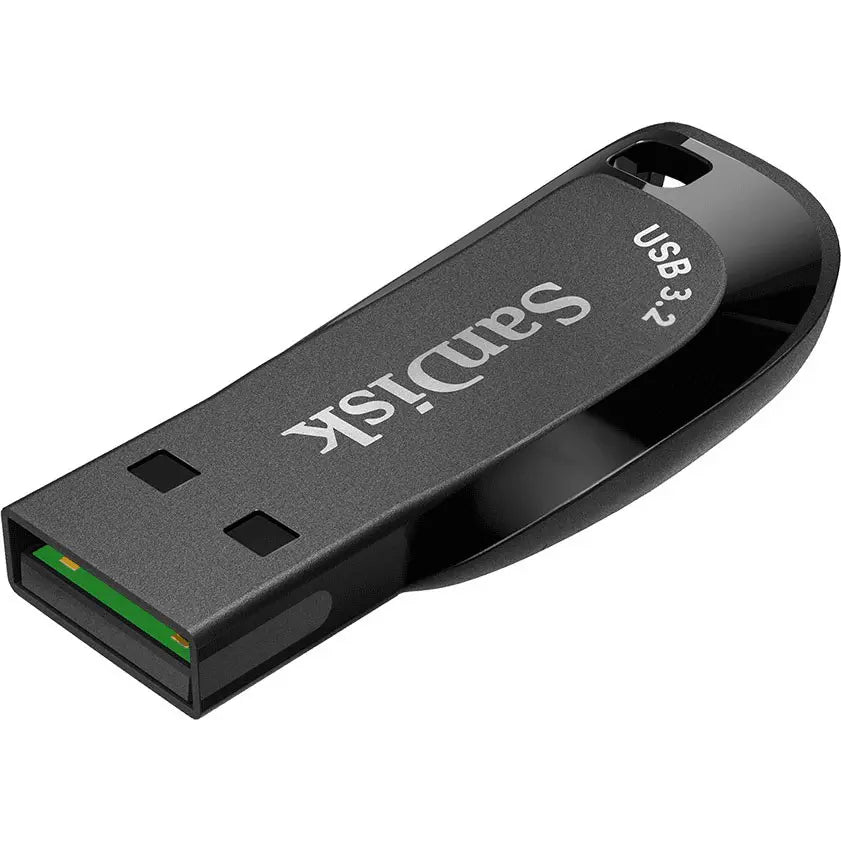 SanDisk Ultra Shift USB 3.2 Gen 1 Flash Drive 64GB, 100MB/s Read, USB-A, Black