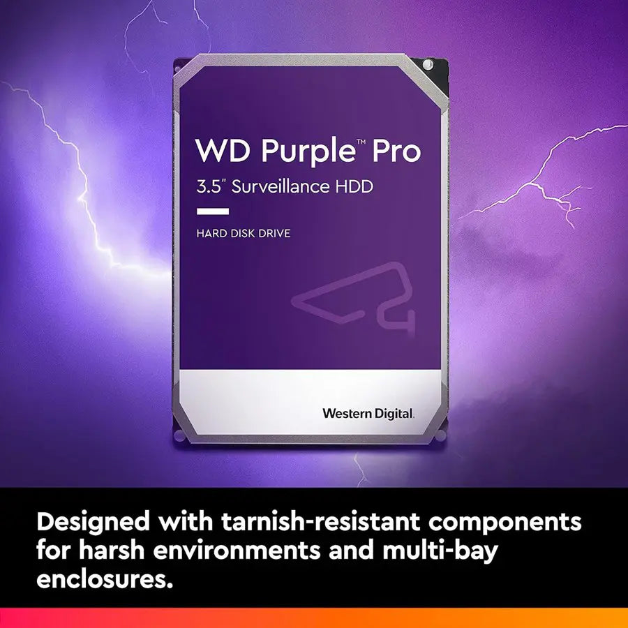 WD Purple Pro 10TB Surveillance Hard Drive HDD | Internal SATA, 256 MB Cache