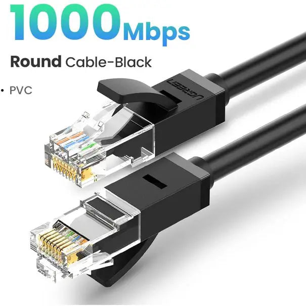 UGREEN 20161 Cat6 UTP LAN Cable 3 Meter, 26AWG-CCA, NW102, High Speed Ethernet Network Cable