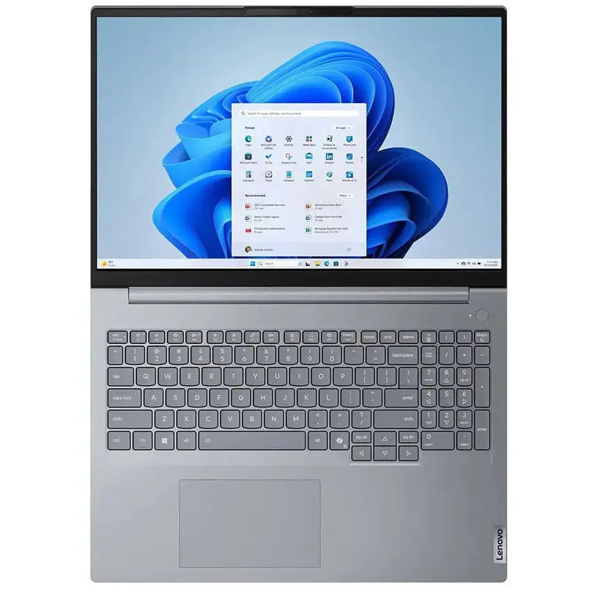 Lenovo ThinkBook 16 Gen 8 Business Laptop Intel Core Ultra 5 225U 8GB RAM 512GB SSD 16' WUXGA IPS Wi-Fi 6E Backlit Fingerprint Reader Arctic Grey 21SK002LGQ (Official Warranty)