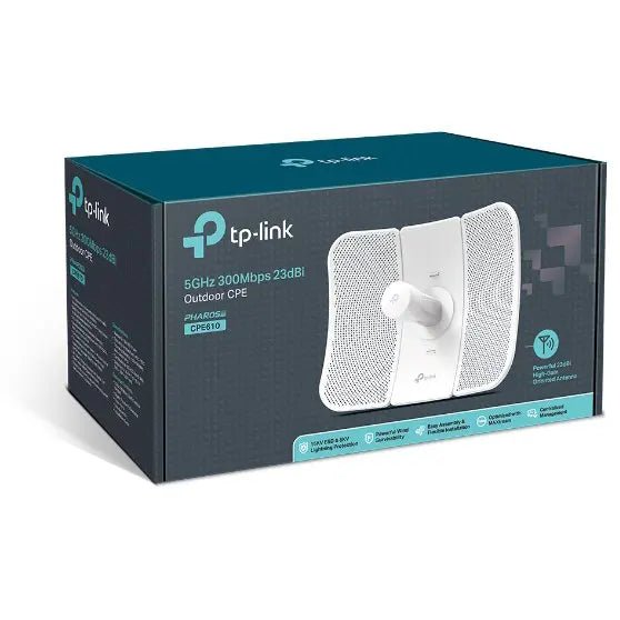 TP-Link CPE610 5GHz 300Mbps 23dBi Outdoor CPE