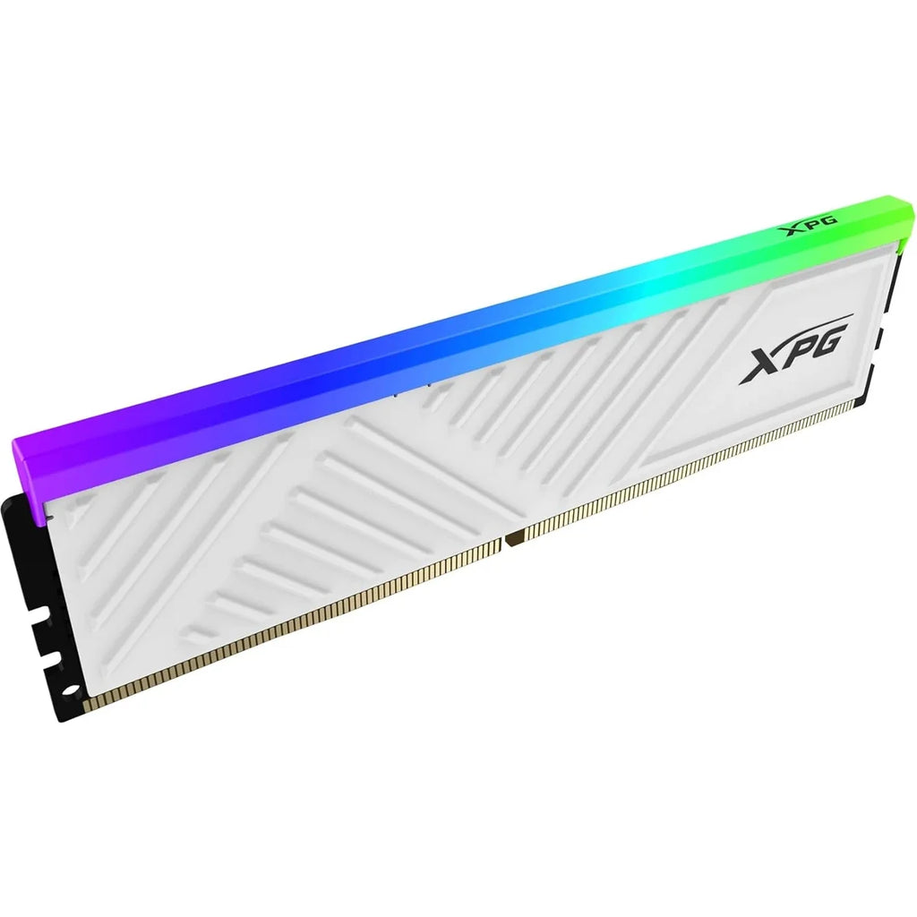 XPG SPECTRIX D35G RGB DDR4 Desktop Memory Kit, 16GB 2x8GB, 3200MHz, CL16, White, AX4U32008G16A-DTWHD35G