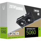ZOTAC Gaming GeForce RTX 5060 Twin Edge OC DLSS 4 Gaming Graphics Card, 8GB GDDR7, 128-Bit, PCI Express 5.0, ZT-B50600H-10M