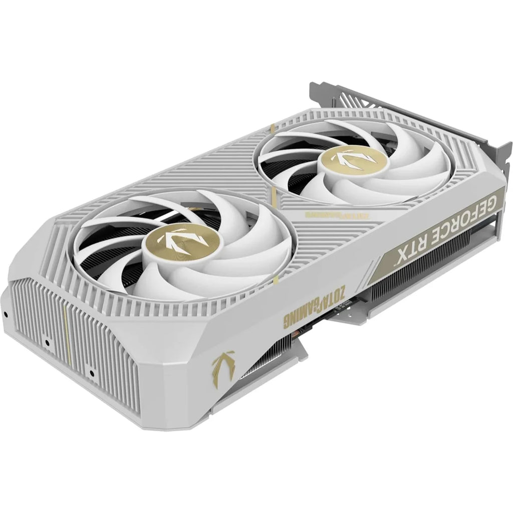 ZOTAC GAMING GeForce RTX 5060 Ti 16GB Twin Edge OC White Edition Graphics Card, 16GB GDDR7, 128-Bit, 2602MHz, White, ZT-B50620Q-10M