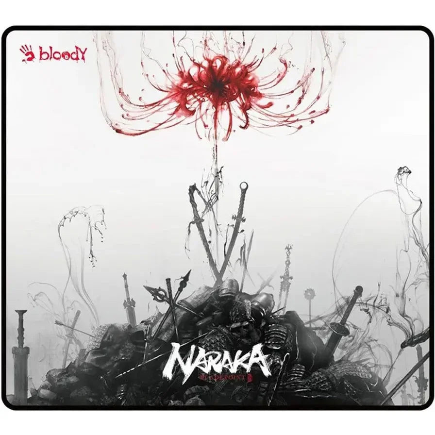 Bloody BP-45 Gaming Mousepad - Naraka, Smooth Surface, Durable Stitched Edges, Non-Slip Design, Easy Clean